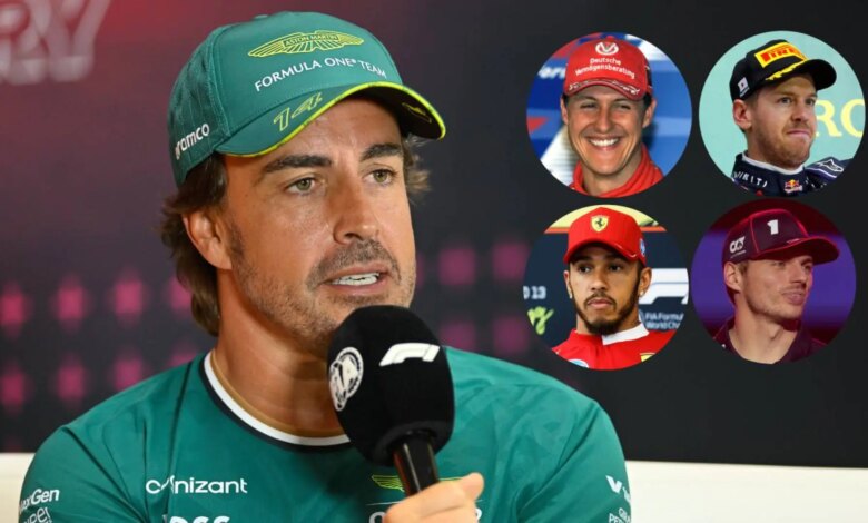 Alonso puts himself above Schumacher, Hamilton and Vettel — but not Senna