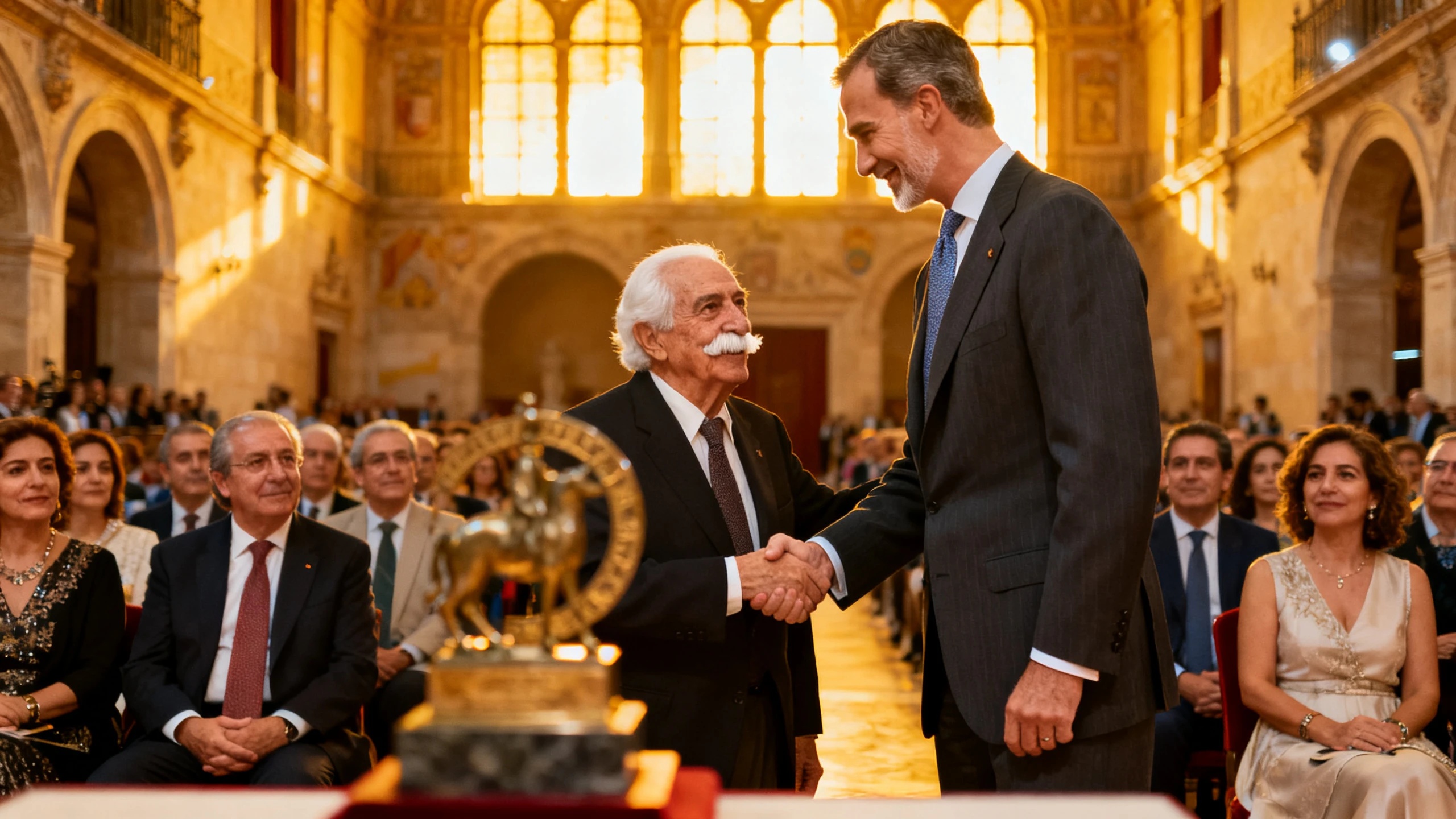 Gonzalo Celorio Receives the Cervantes Prize from the King of Spain