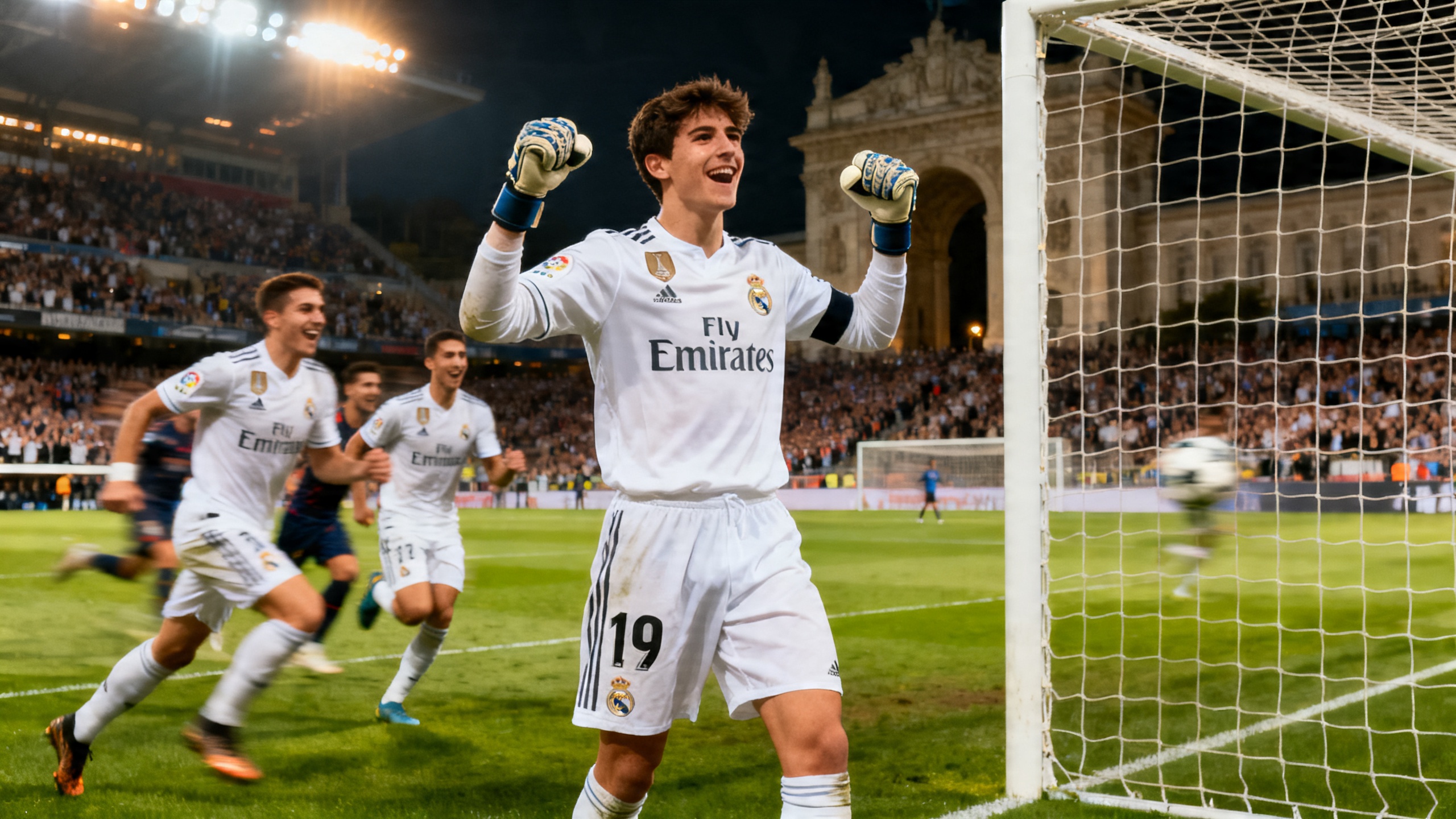 19-year-old goalkeeper Javi Navarro named in Real Madrid squad after penalty shootout heroics