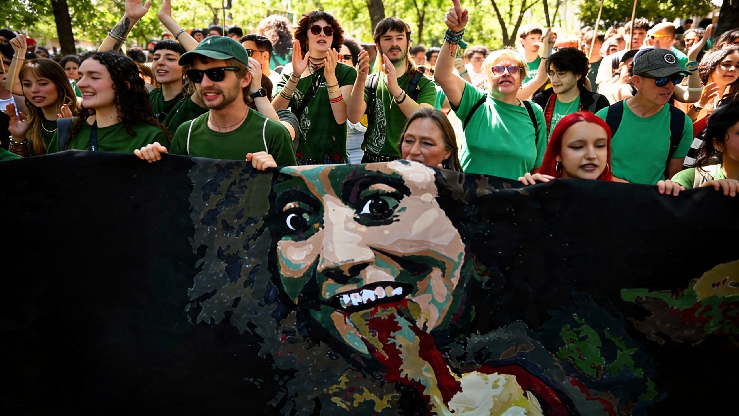 Mass Rally in Madrid Against Cuts to School and University Funding
