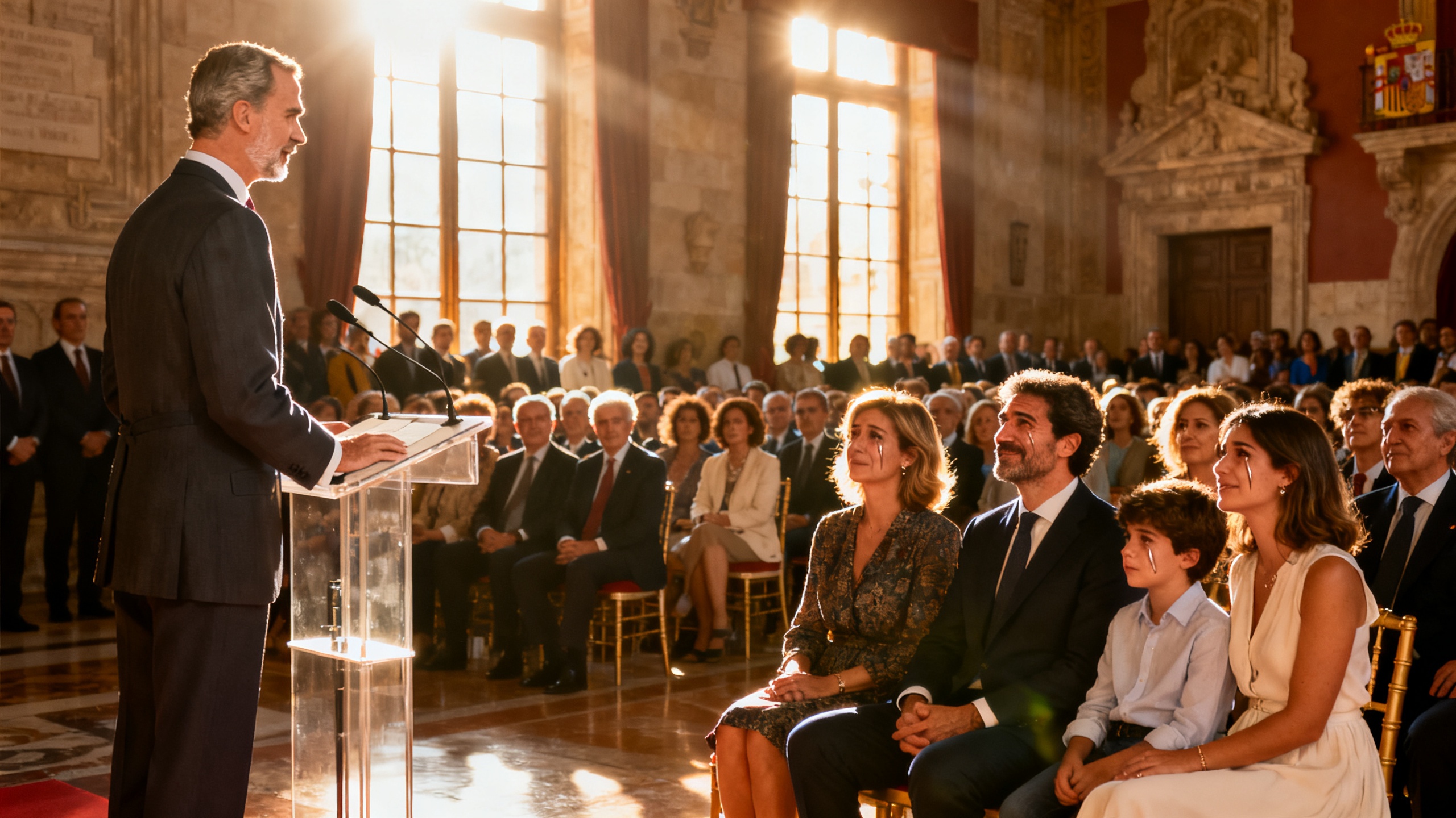 King of Spain Opens Cervantes Award Ceremony for Gonzalo Celorio