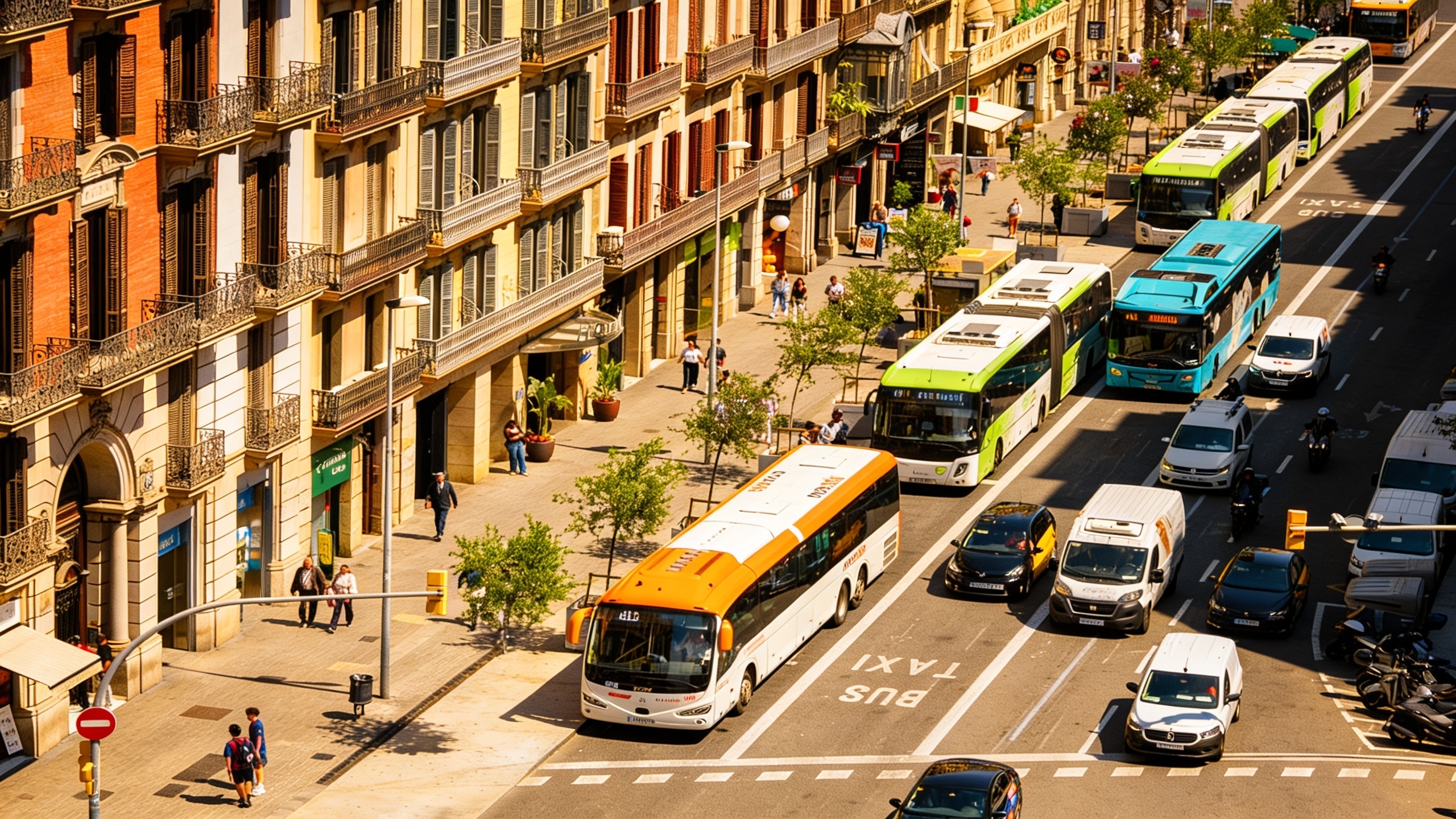 In Barcelona, Buses Forced Out of the Center: Authorities Prepare New Restrictions