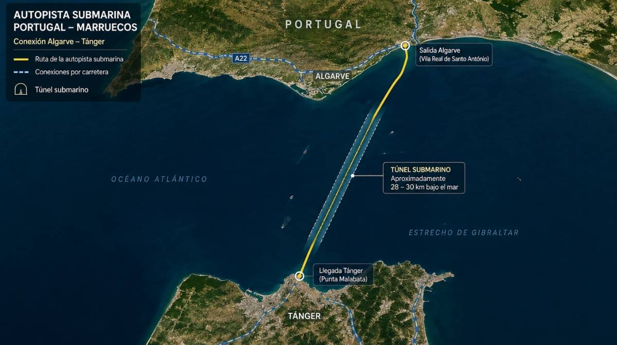 Tunnel Between Morocco and Portugal: An 800-Million-Euro Project